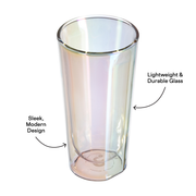 Prism Pint Glass Set (2) - Portable Glassware A4